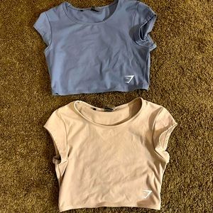 gymshark crop top bundle xs